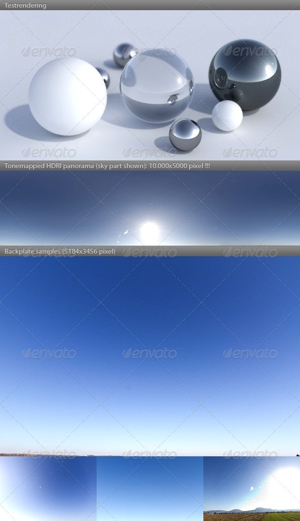 HDRI spherical sky panorama -1434- sunny noon sky