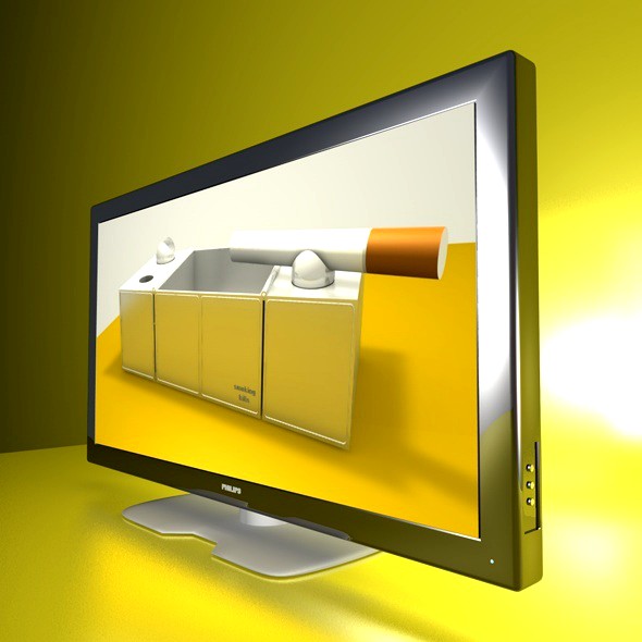 3D TV chrome