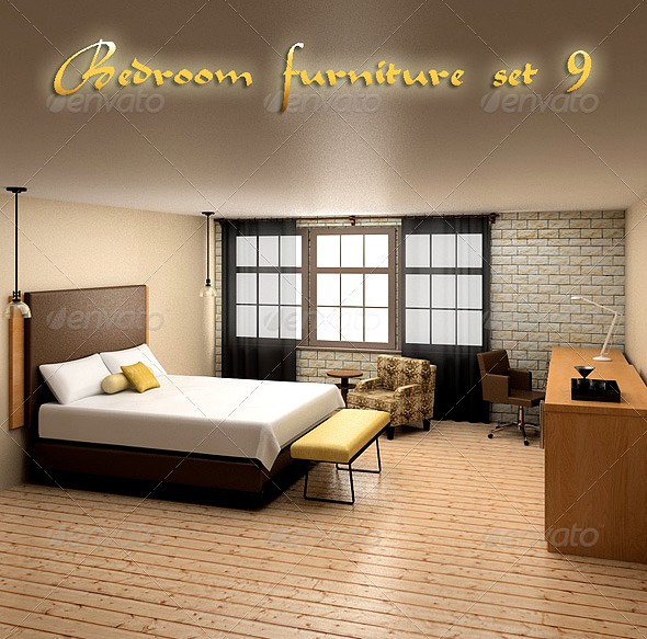 Bedroom Furniture 09 Set