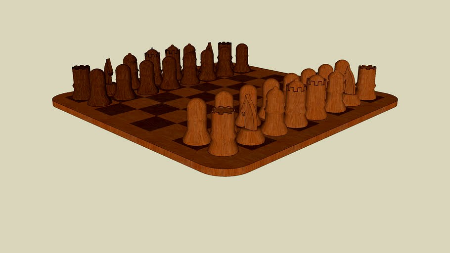 wooden Chess Set