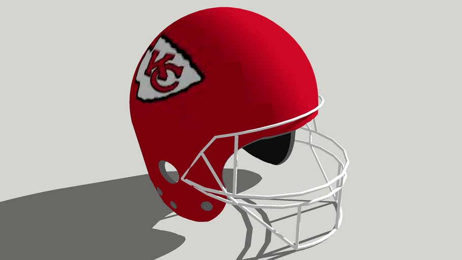 Kansas City Chiefs Football Helmet