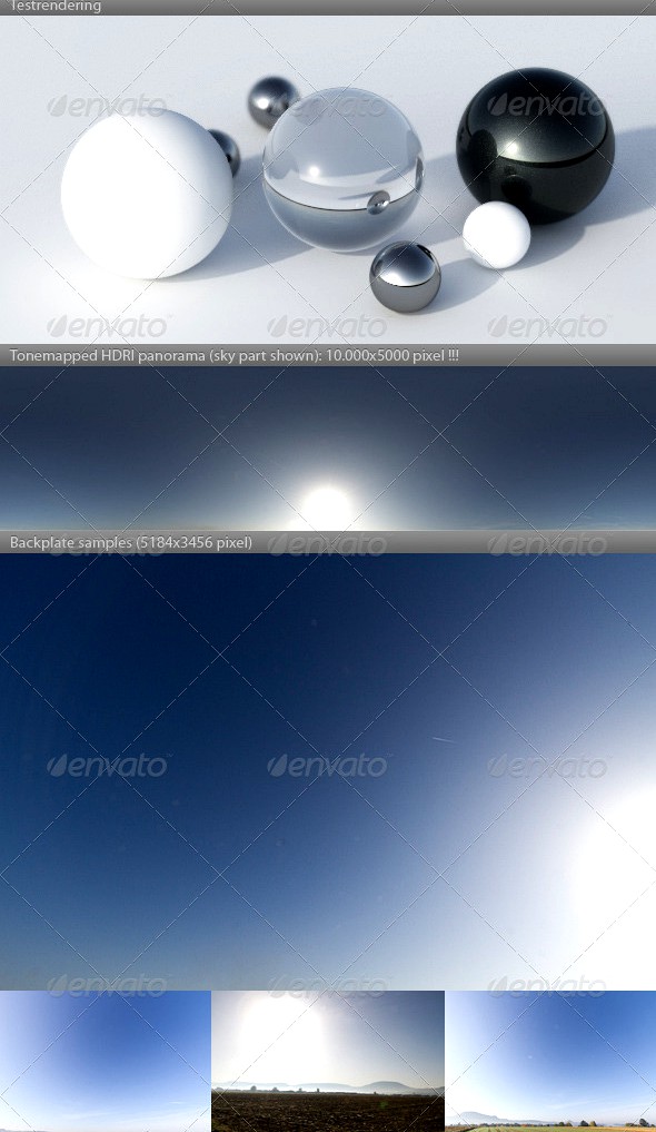 HDRI spherical sky panorama -0948- sun sky