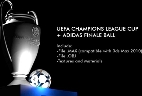 Champions League Cup + Adidas Finale Ball