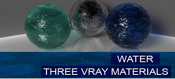 Water VRay Pack Materials