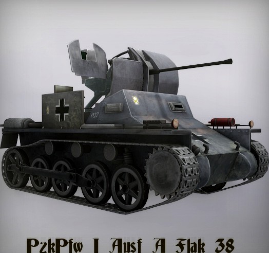 PzKpfw I Ausf A Flak 38