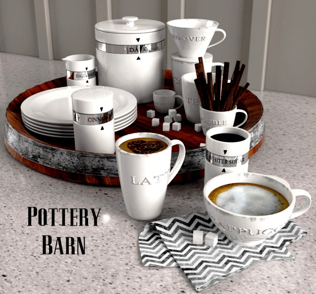 Pottery Barn COFFEE MUGS