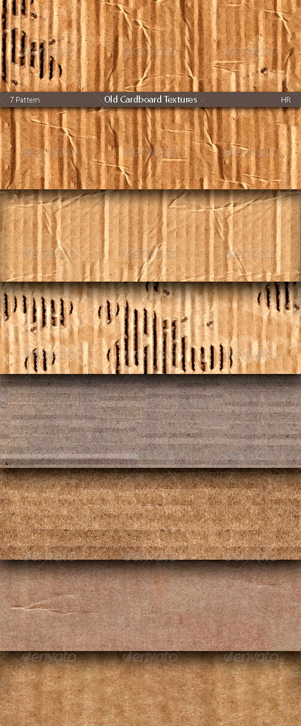 Old Cardboard Surface Textures