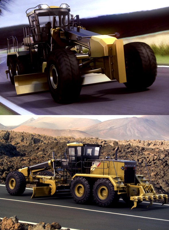 Motor Mining Grader Caterpillar 16M