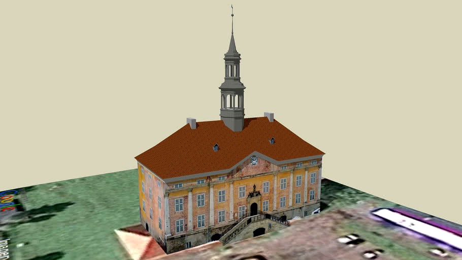 NARVA TOWN HALL modeled by Aleksandr Jakovlev