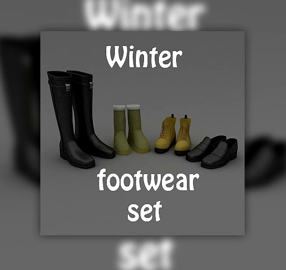 Footwear Set Winter