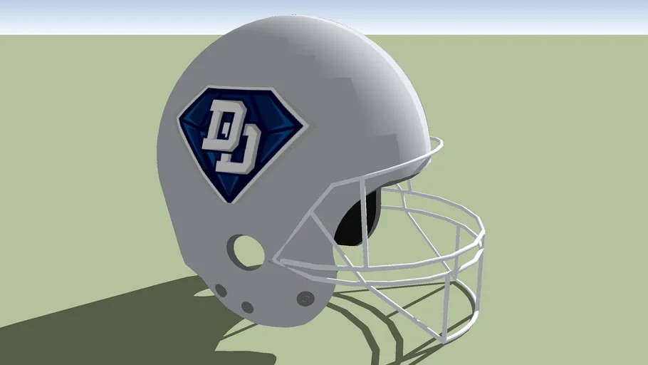 Darmstadt Diamonds football helmet