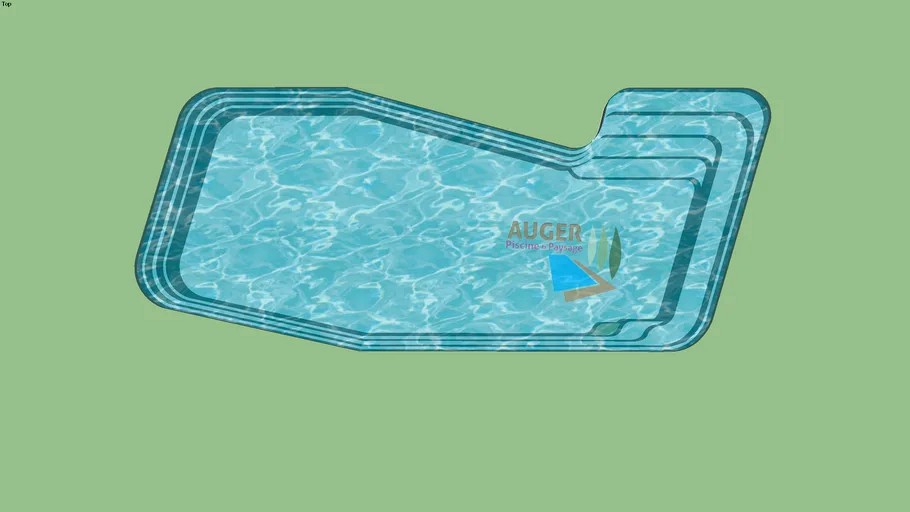 PALMA 2 - Piscine coque fibres de verre résine polyester