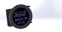 Model A ford Bumper Badge
