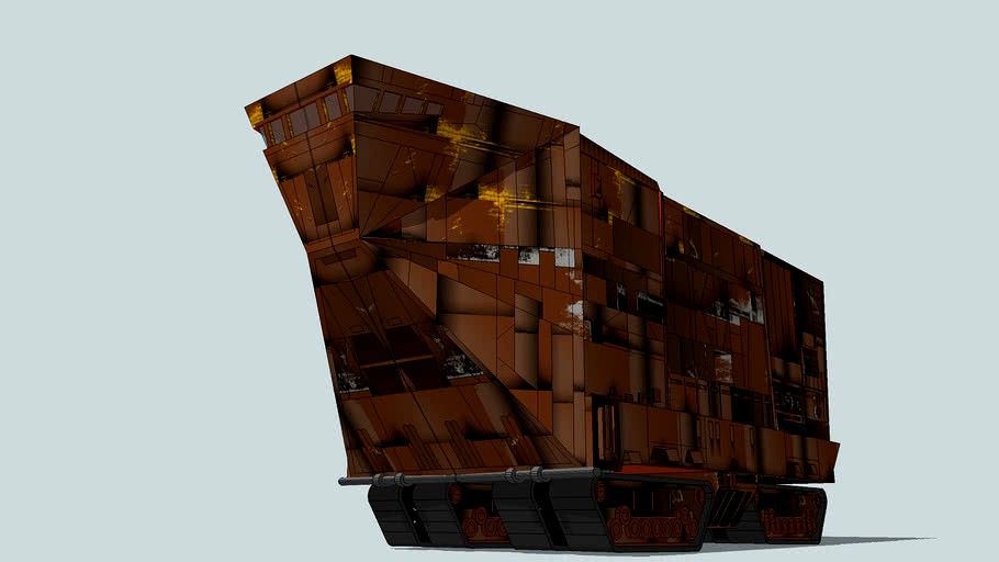 Jawa Sandcrawler Rendered