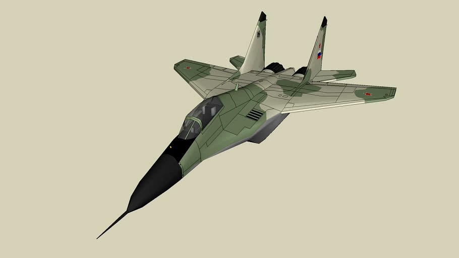 MIG-29 with cockpit
