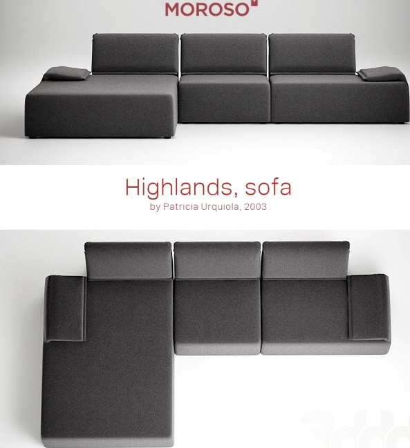 Moroso Highlands Sofa