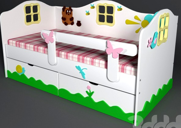 Baby bed series &quot;Winnie the Pooh and his friends&quot;