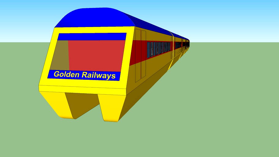 GoldRail 5-car train