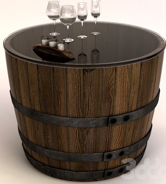 Coffee Table Barrel
