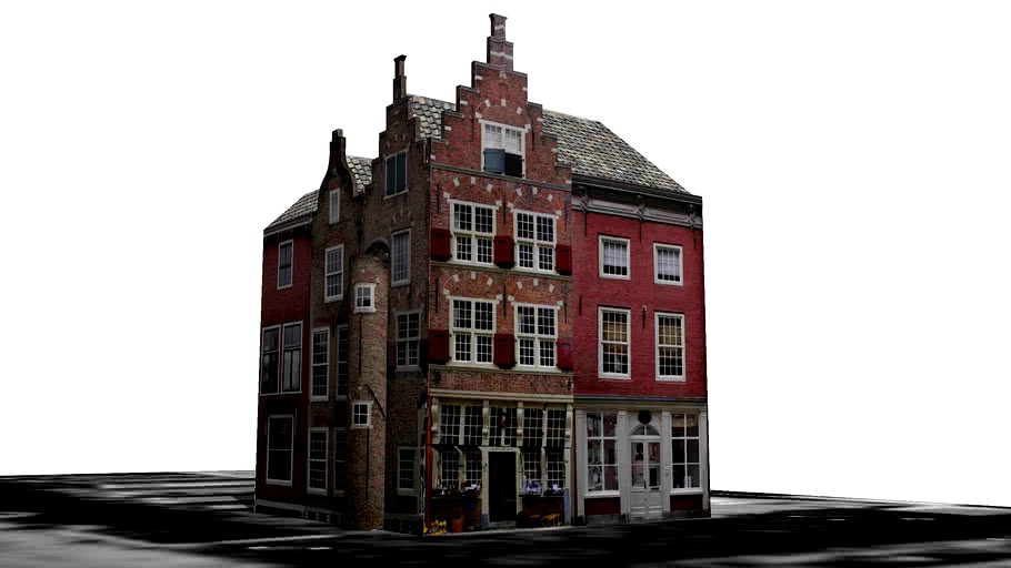 Huizen aan de Markt (Delft)