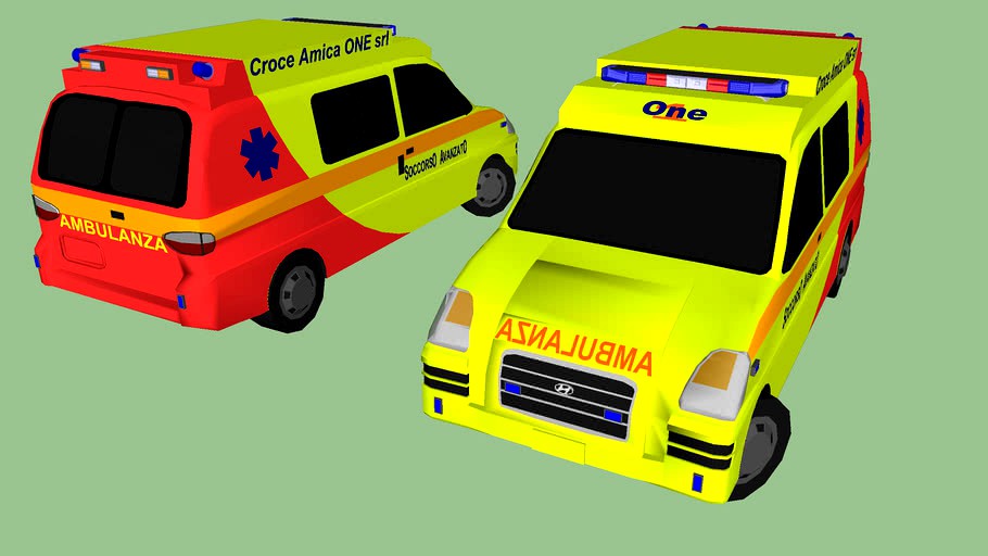 Croce Amica One srl Ambulance Hyunday H1 (Milan, Italy)
