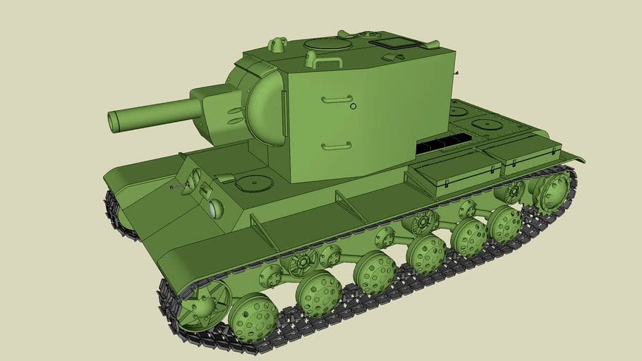 tanque pesado KV-2 (URSS) 1940