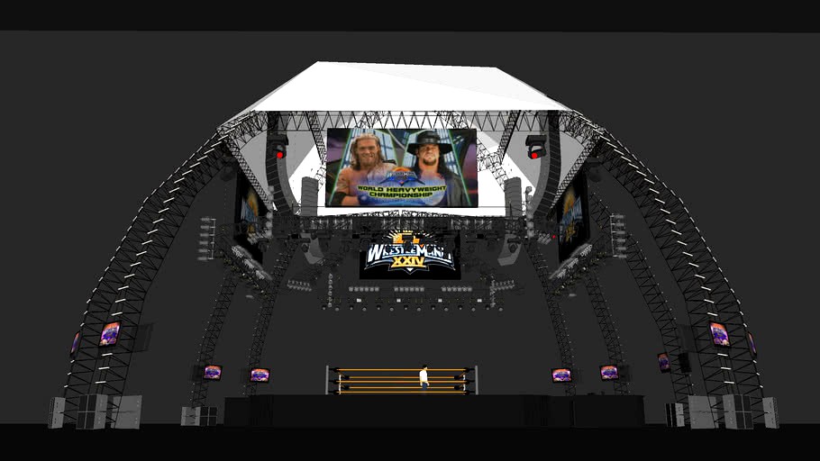 WWE WrestleMania XXIV Overhead Rig