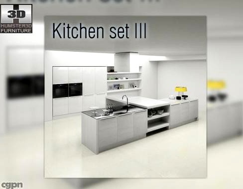 Kitchen P3 set3d model