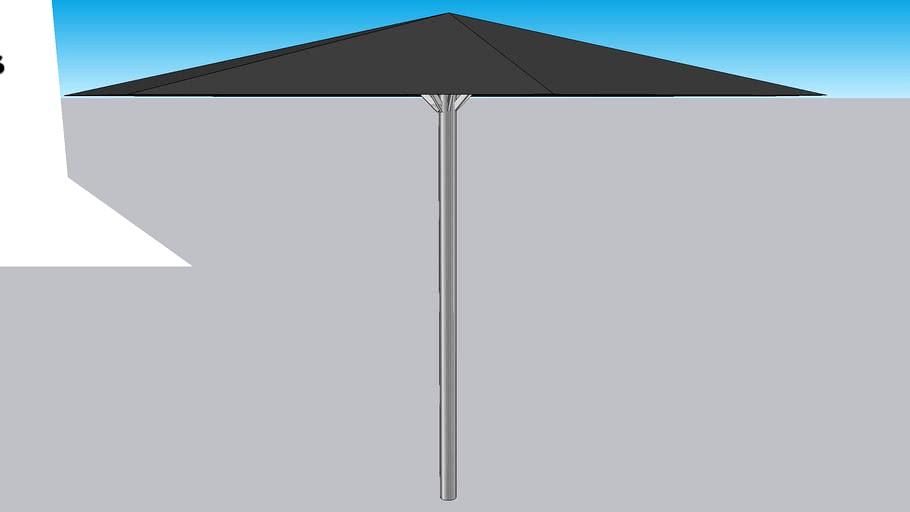 Parasol gris ø350 MARBELLA, Maisons du monde. Réf: 118.137 Prix: 149