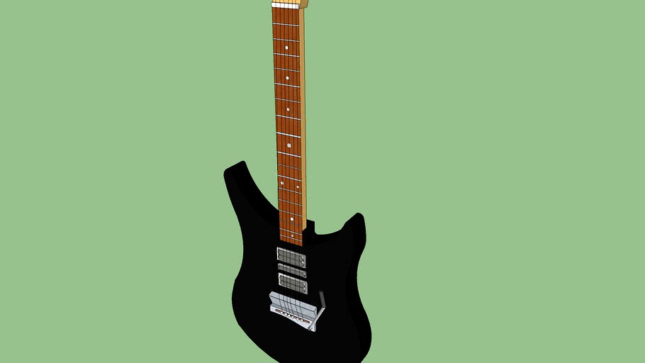 ibanez style guitar.