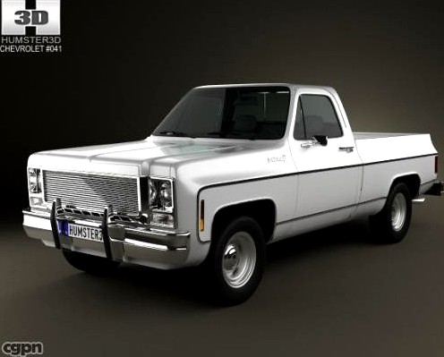 Chevrolet C/K Scottsdale SingleCab StandartBed 19793d model