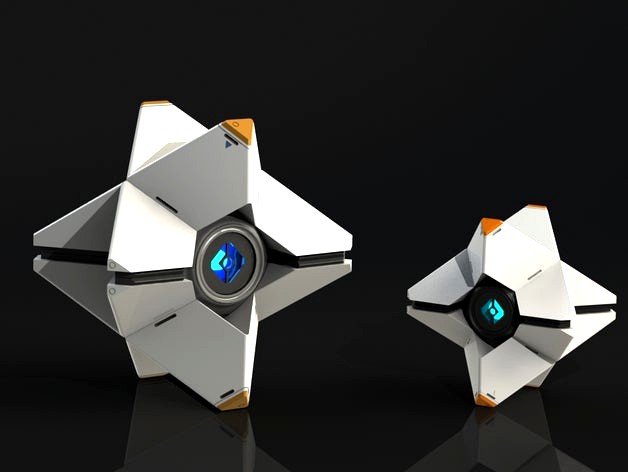LARGE Destiny Ghost Fully Detailed Model, LED Illuminated, no supports!   by BoldPrintShop