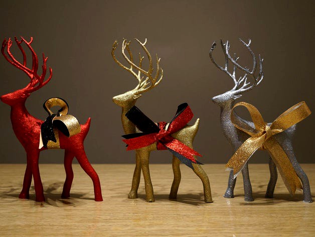 Holiday Christmas Deer by yeg3d