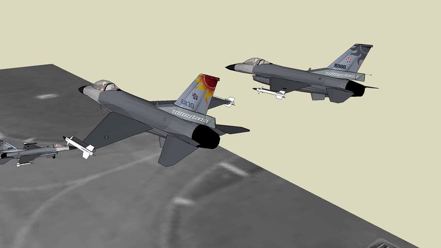 Republic of China Air Force 401st Tactical Composite Wing F-16 Fighting Falcon