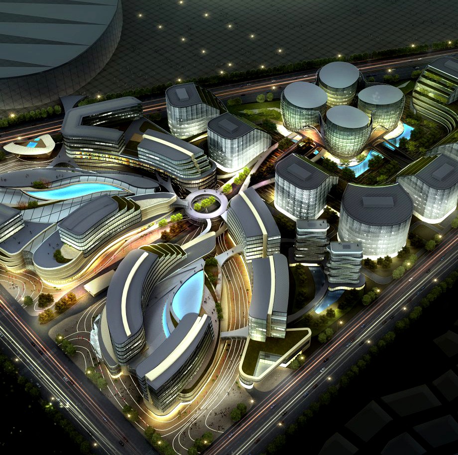 International Convention and Exhibition Center 83d model