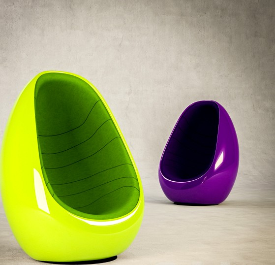 Chair egg. Koop. Rashid Karim.