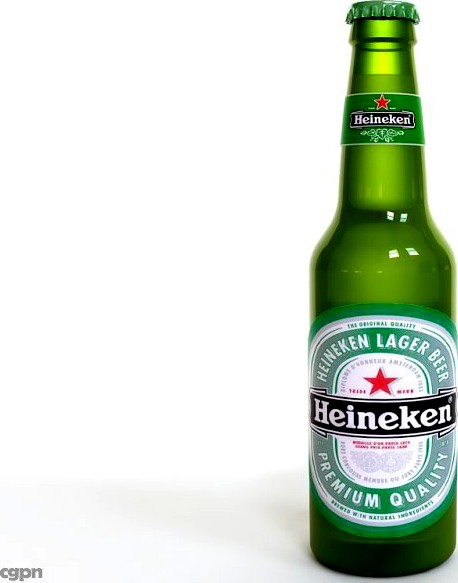 Heineken Beer bottle3d model