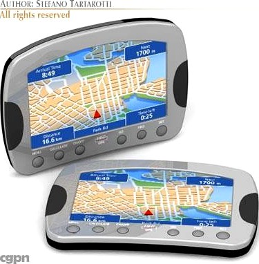 Gps device3d model