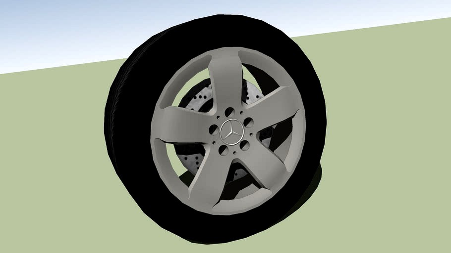 Mercedes-Benz W211 Avantgarde Wheel (remake)