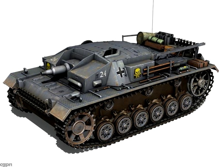 StuG III - Sturmgeschutz III - Ausf.D3d model
