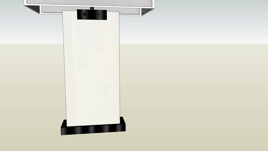 Restoration Hardware Rectangular Column Alabaster Table Lamp