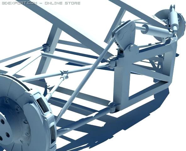 Rear Suspension 3D Model