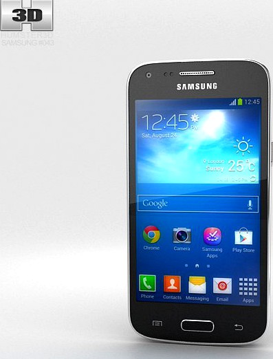 Samsung Galaxy Core Plus Black3d model