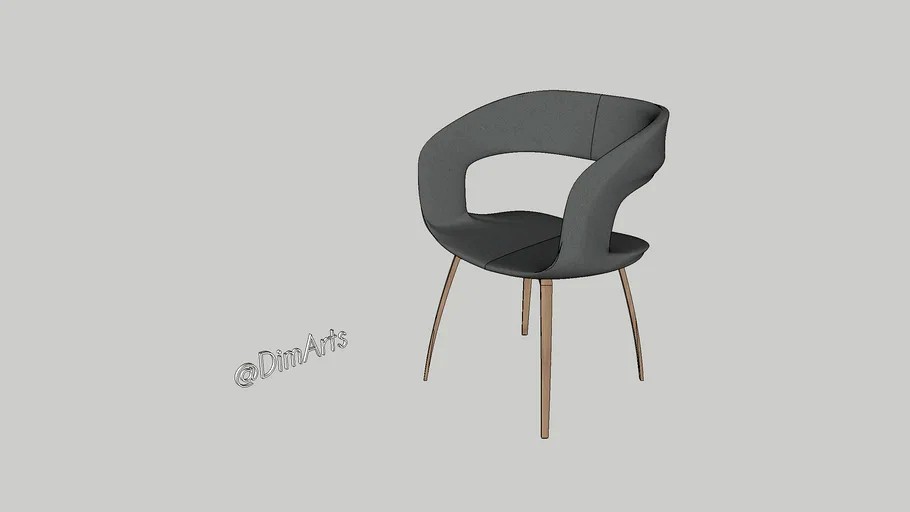 fabric wooden chair - silla de tela y madera