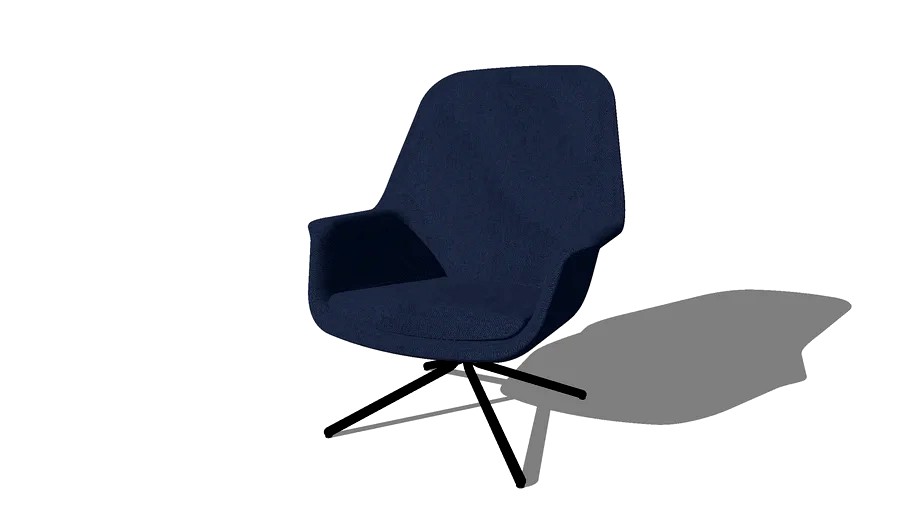 Smile Lounge Chair, High Back, Hee Welling, by Icons of Denmark