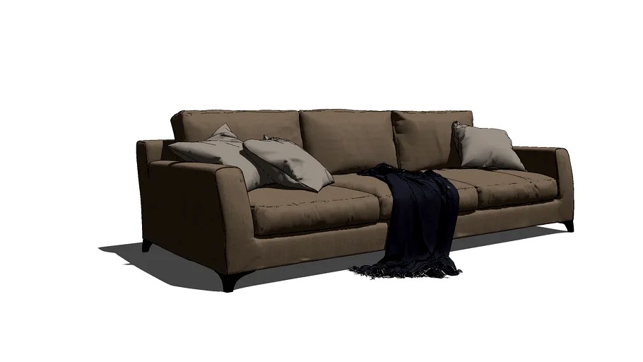 beige upholstered sofa