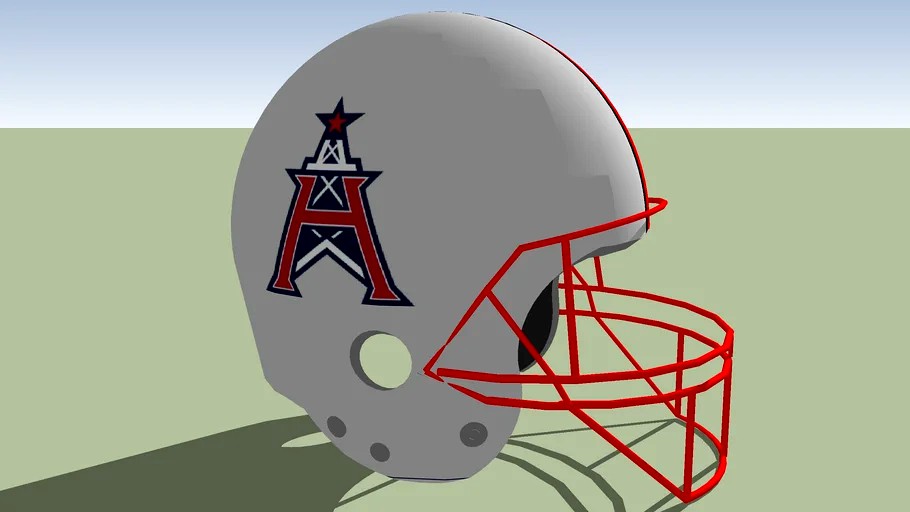 Houston Roughnecks football helmet