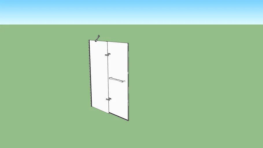 Reveal 71 Pivot Shower Door 56-59 x 71 ½ in. 8 mm