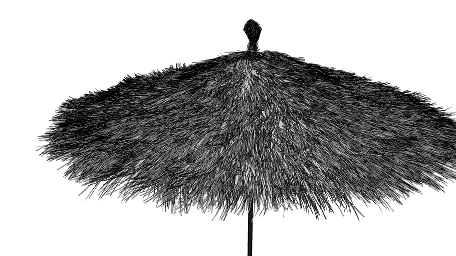 Tahiti Parasol Tropical heat designed by Mark Gabbertas