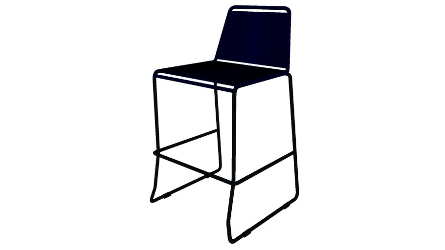 Barclay Barstool in Blue Cord by Modloft